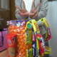 Illustration for article titled Korean Schoolgirls Wearing Backpacks Made of Junk Food